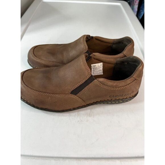 Carolina Aluminum Toe "Opanka" Outdoor Work Shoes. Brown. Size 7 - Picture 3 of 12